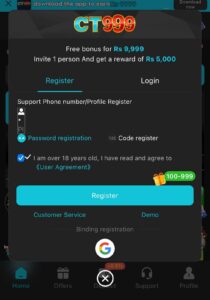 CT999 Game Download Apk (Top Earning App) For Android In Pakistan 2026 4