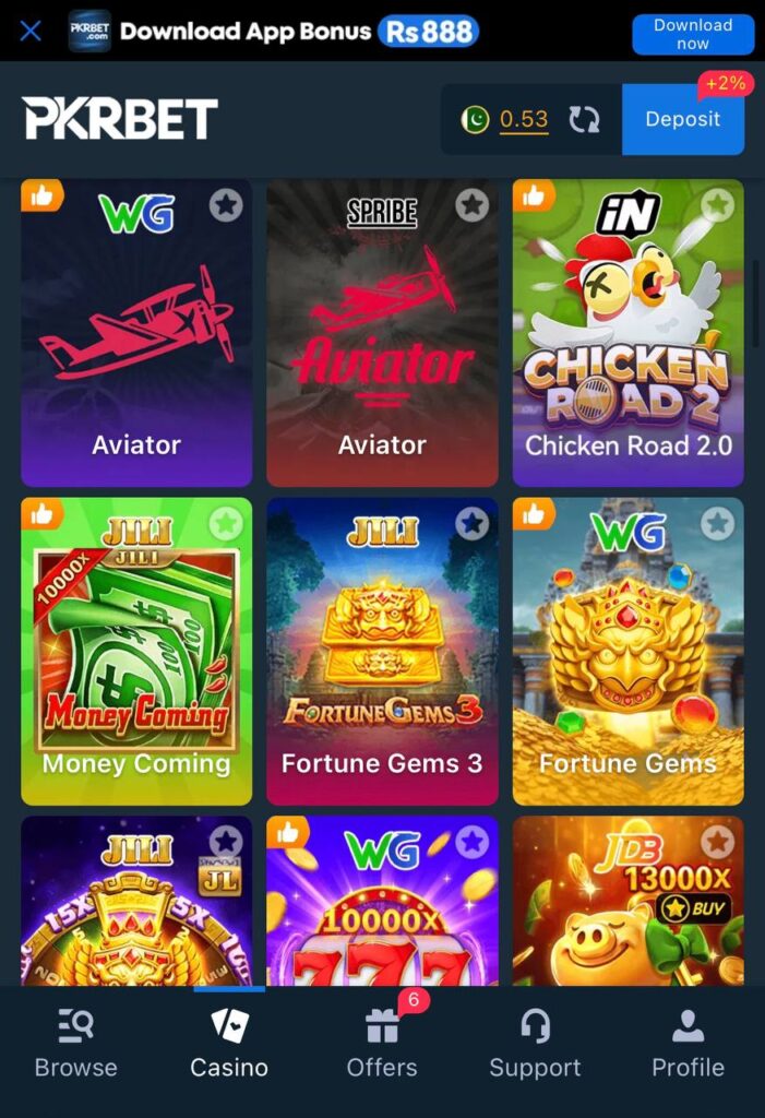 pkrbet game apk popular games