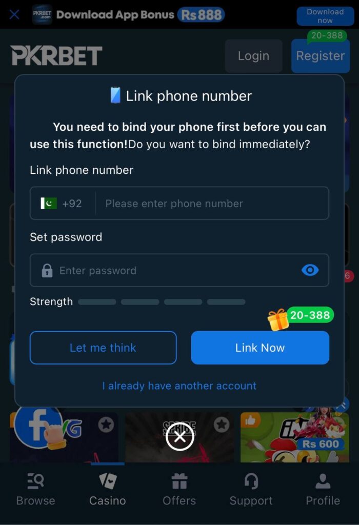 pkrbet game apk register 