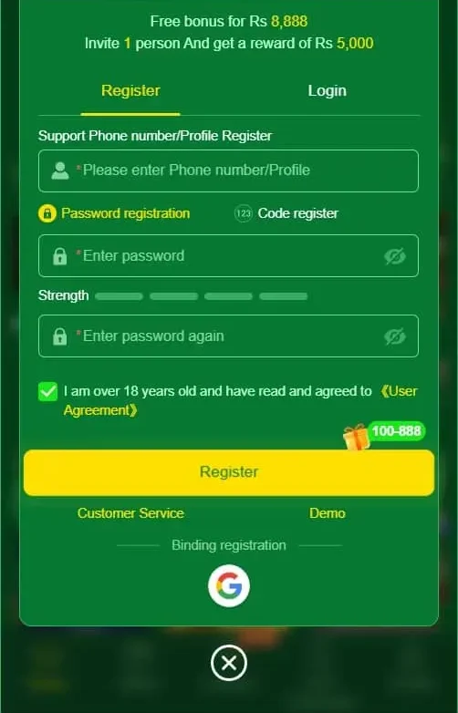 skf777 game registration