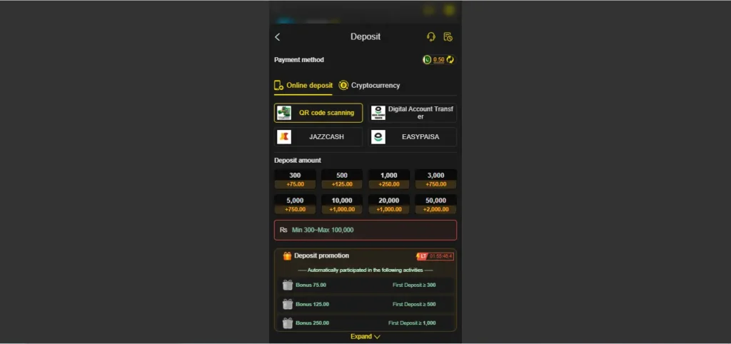 ty777 game deposit